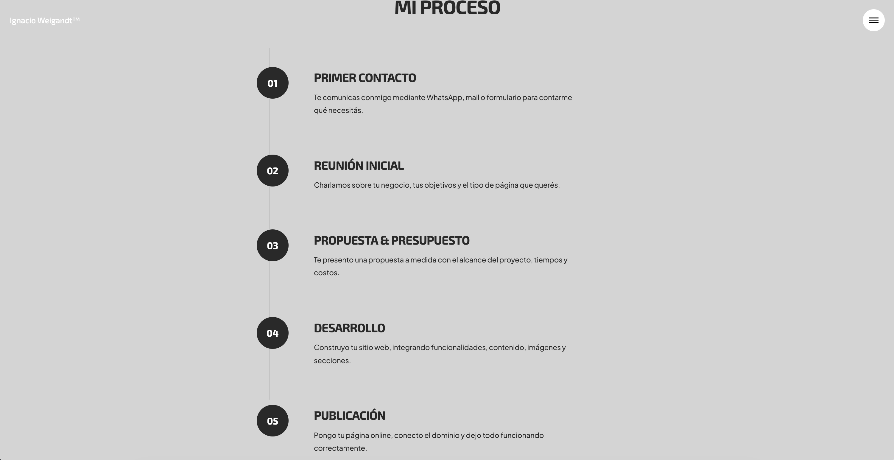 Hero Section & Navegación